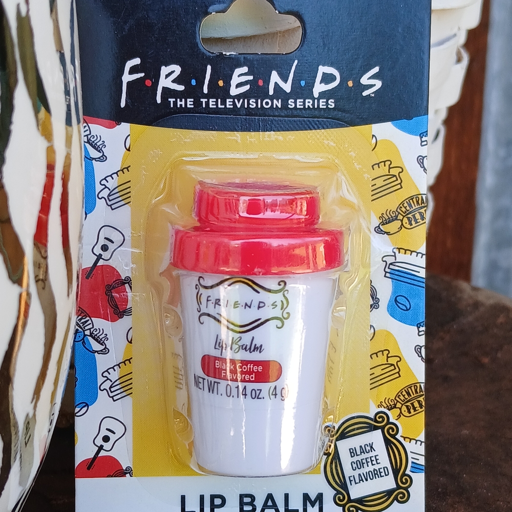 Friends TV Series Lip Balm Coffee Flavor Chapstick Novelty Gift Makeup Gloss